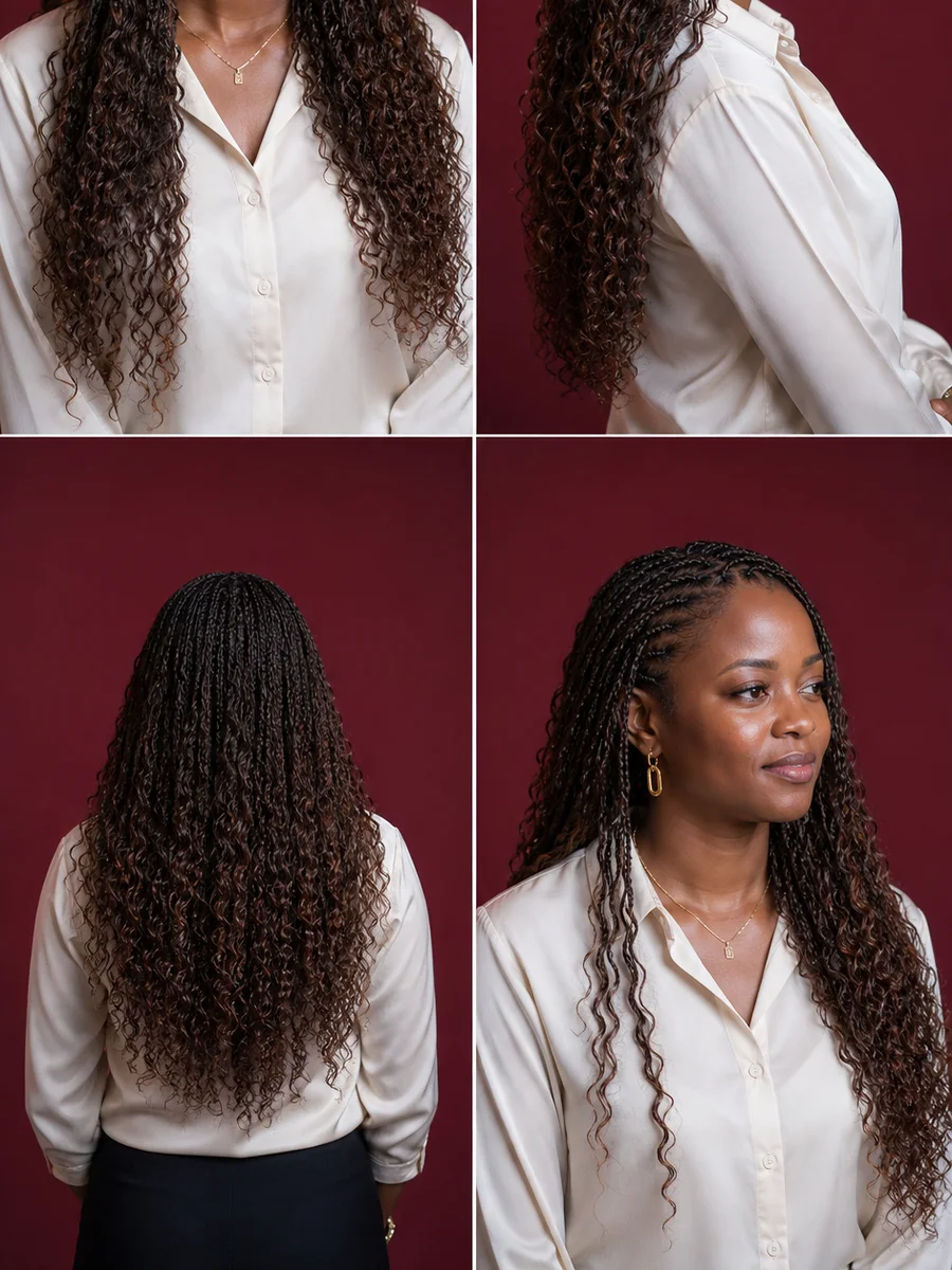French Curl Braids