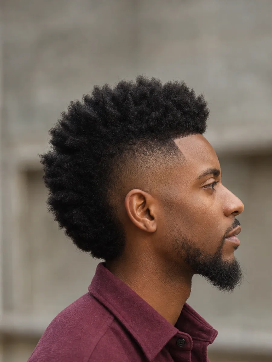Burst Fade Mohawk