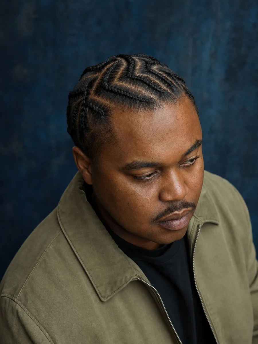 Cornrows Zigzag