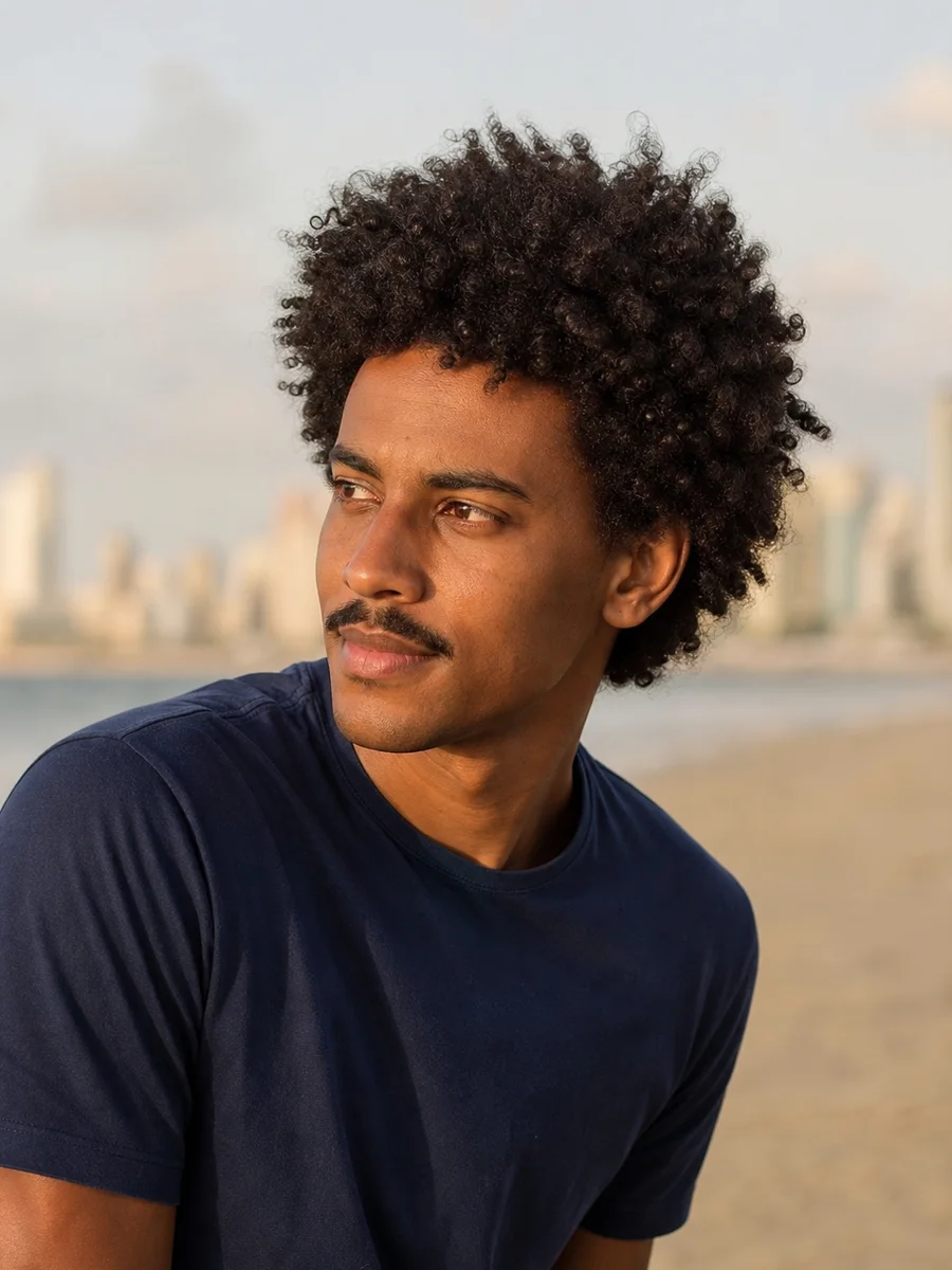 Curly Afro