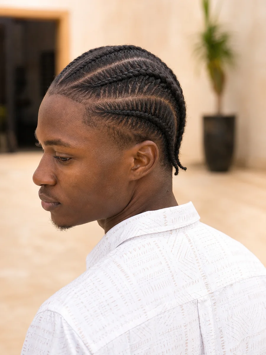 Fishbone Cornrows